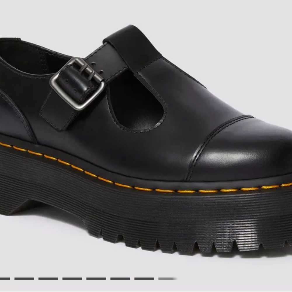 Black Platform Mary Jane Shoes